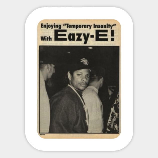 Eazy e//// Sticker by Marylin2